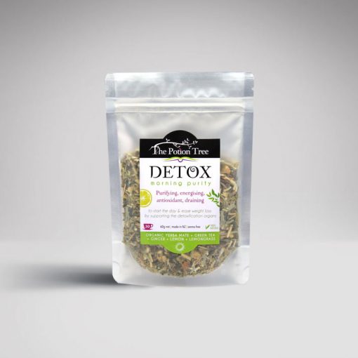 Detox morning potion tree nz botanical tea weight blood sugar organic australia plants nettle green tea rosehip skin purity blueberry yerba mate morning evening program senna free