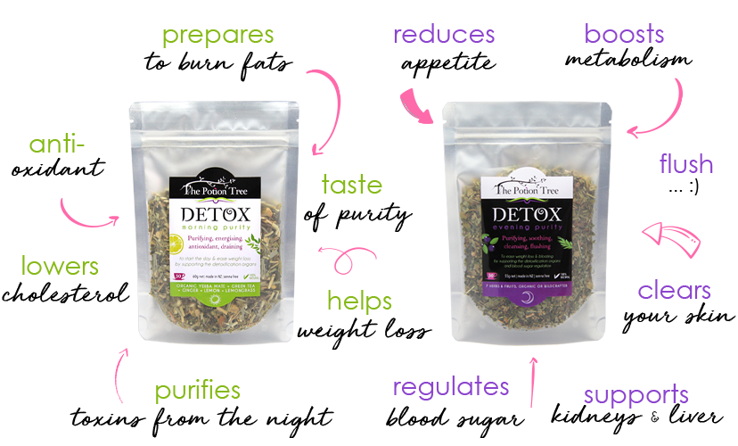 detox tea nz science benefits weight loss cholesterol blood sugar level metabolism green tea senna free the potion tree