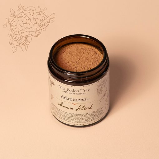 adaptogens adaptogenic blend powder nz organic Ginkgo Biloba Maitake Shiitake Chaga Lion's Mane Reishi ayurvedic anti stress anxiety relaxant sleep cognitive memory athletic performance new zealand