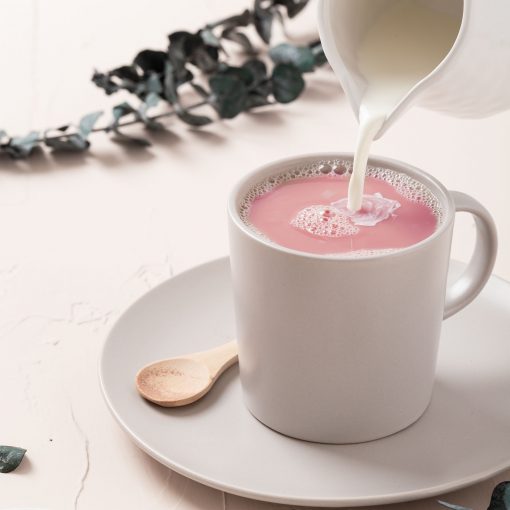 nz healthy organic pink beetroot chai latte antioxidant anti inflammatory homemade recipe digestion comforting new zealand the potion tree
